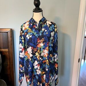 Vibrant women’s Banana Republic blouse size XL
